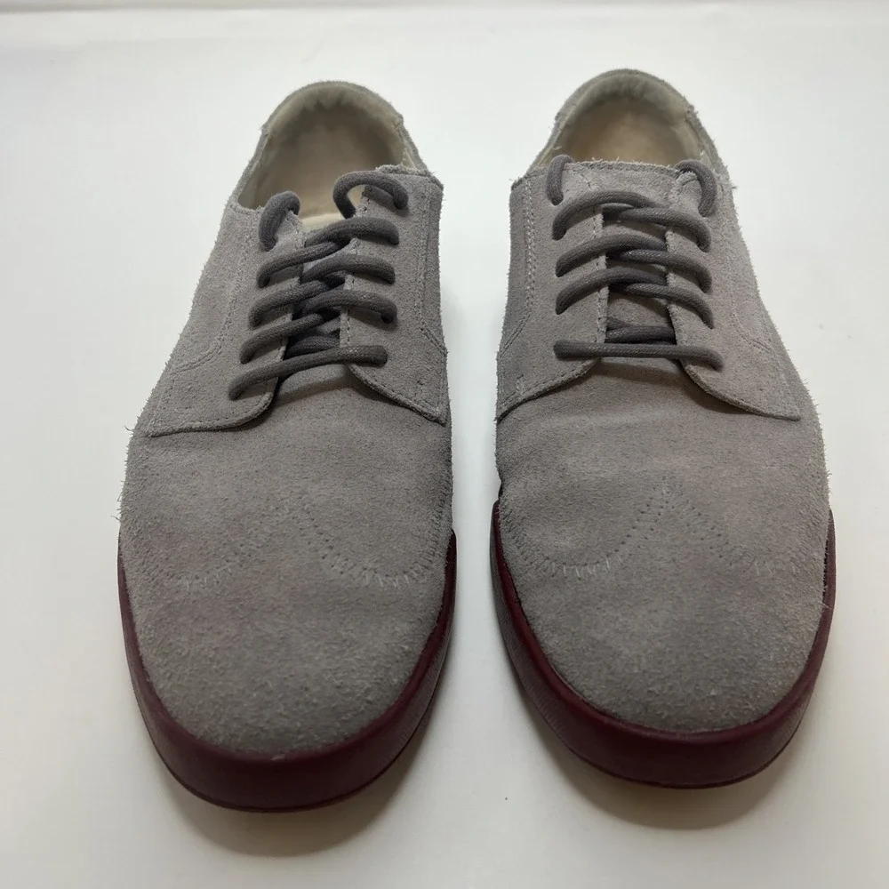 Cole Haan Air Jasper Wingtip Oxford Men's Size 8M Gray Suede Red Sole
